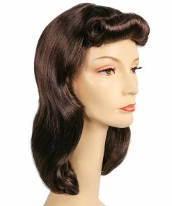 Lacey Costume Lois Lane 1940's Pageboy Wig Women's Costume Wigs