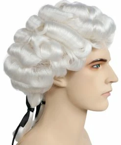 Lacey Costume Barrister Colonial British Man Women's Costume Wigs
