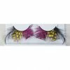 Lacey Costume Eyelash Feather Yellow/Black/Pink Costume Accessories