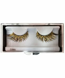 Lacey Costume Costume Accessories Eyelashes Leopard