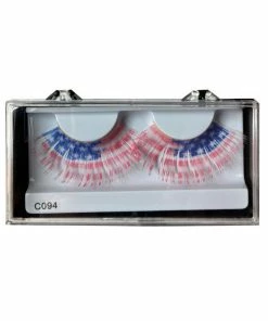 Lacey Costume Eyelash American Flag