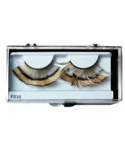 Lacey Costume Costume Accessories Eyelash Feather Natural Stripe