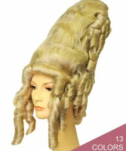 Lacey Costume Regal Madame De Pompadour Marquise Wig