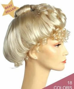 Lacey Costume Women's Costume Wigs Mrs. Santa Deluxe Gibson Girl Upsweep Wig
