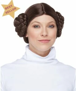 Sepia Space Princess Women's Costume Wigs
