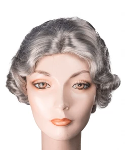 Lacey Costume Royal Queen Elizabeth II Grandma Wig Women's Costume Wigs