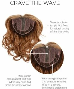 Raquel Welch Crave The Wave - Topper HAIRPIECES