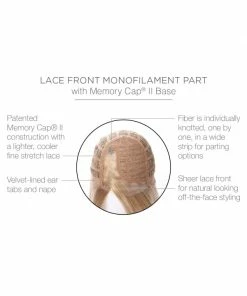 Raquel Welch SYNTHETIC WIGS Crowd Pleaser - Wavy Mono Part Lace Front