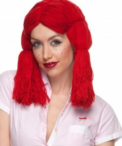 Sepia Raggedy Ann Women's Costume Wigs