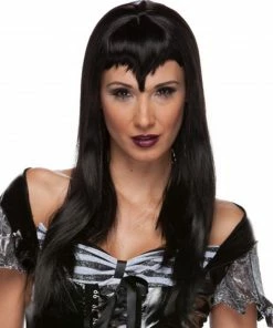 Sepia Women's Costume Wigs Widow's Peak