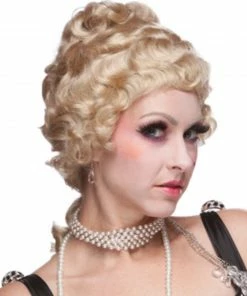 Sepia Colonial Lady Women's Costume Wigs