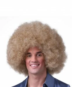 Sepia Clown Color Afro Women's Costume Wigs