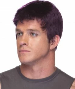 Sepia Flat Top Punk Rocker Ziggy Women's Costume Wigs