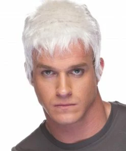 Sepia Flat Top Punk Rocker Ziggy Women's Costume Wigs