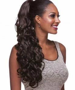 Sepia HAIRPIECES HP LWL - Curly Long Drawstring Ponytail