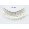 Sepia Metallic Silver Eyelash