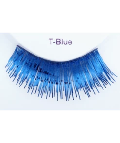 Sepia Metallic Blue Eyelash