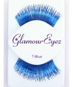 Sepia Metallic Blue Eyelash