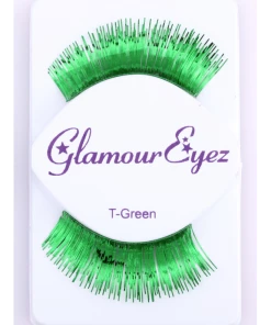 Sepia Metallic Green Eyelash