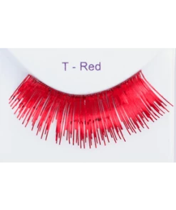 Sepia Metallic Red Eyelash