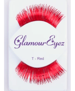Sepia Metallic Red Eyelash