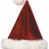 Morris Santa Hat Burgundy Velvet