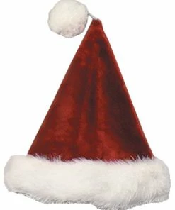 Morris Santa Hat Burgundy Velvet