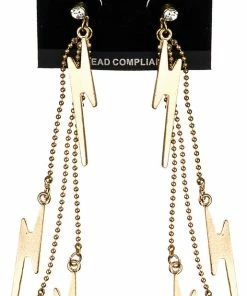 Morris Earrings Lightning Costume Accessories