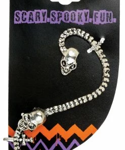 Morris Costume Accessories Earring Wrap Skull