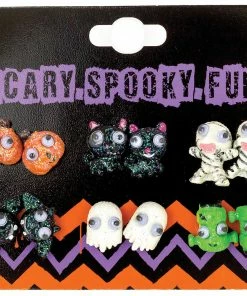 Morris Costume Accessories Earrings Studs With Googly Eyes