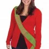 Morris Costume Accessories Santa Helper Satin Sash