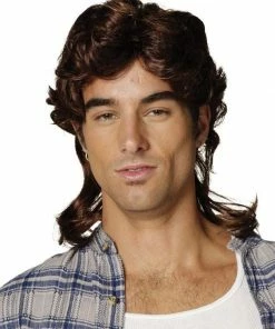 Morris Mullet Wig Brown Women's Costume Wigs