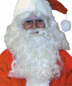 Lacey Costume Women's Costume Wigs Deluxe Santa Wig And Beard