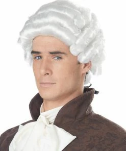 Lacey Costume Colonial Man Adult Women's Costume Wigs