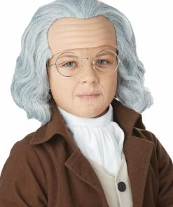 Lacey Costume Women's Costume Wigs Benjamin Franklin Wig Child