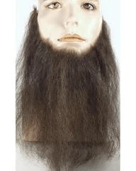Lacey Costume 10" Long Human Hair Full Face Beard Duck Dynasty 6 Lacey Costume 10" Long Human Hair Full Face Beard Duck Dynasty