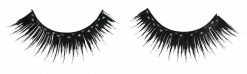 Lacey Costume Costume Accessories Eyelashes Black Glitter