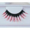 Lacey Costume Eyelashes Black With Pink 1 Lacey Costume Eyelashes Black With Pink