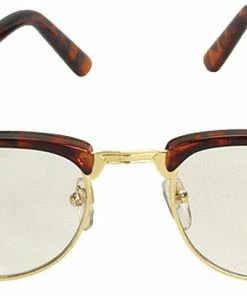 Morris Men's Costume Wigs Mr 50's Clear Glasses