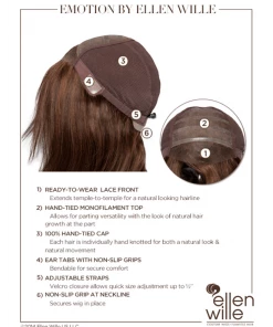 Ellen Wille HUMAN HAIR WIGS Emotion Remy Human Hair