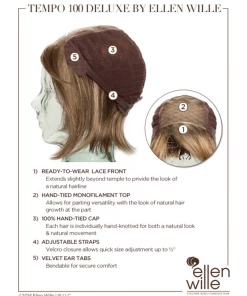 Ellen Wille SYNTHETIC WIGS Tempo 100 Deluxe Large