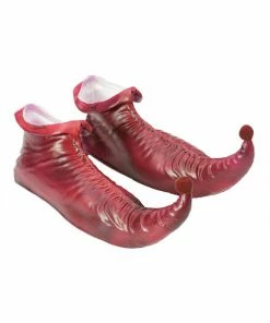 Morris Elf Shoes Red Costume Accessories
