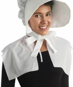 Morris Costume Accessories Bonnet White