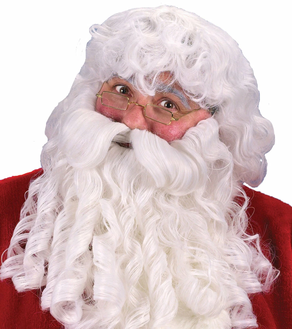 Morris Dlx Santa Wig Beard Mustache 4 Morris Dlx Santa Wig Beard Mustache