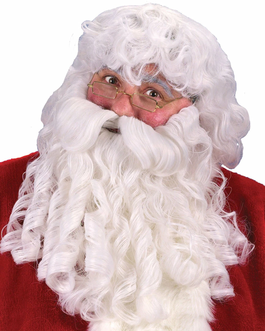 Morris Dlx Santa Wig Beard Mustache 3 Morris Dlx Santa Wig Beard Mustache