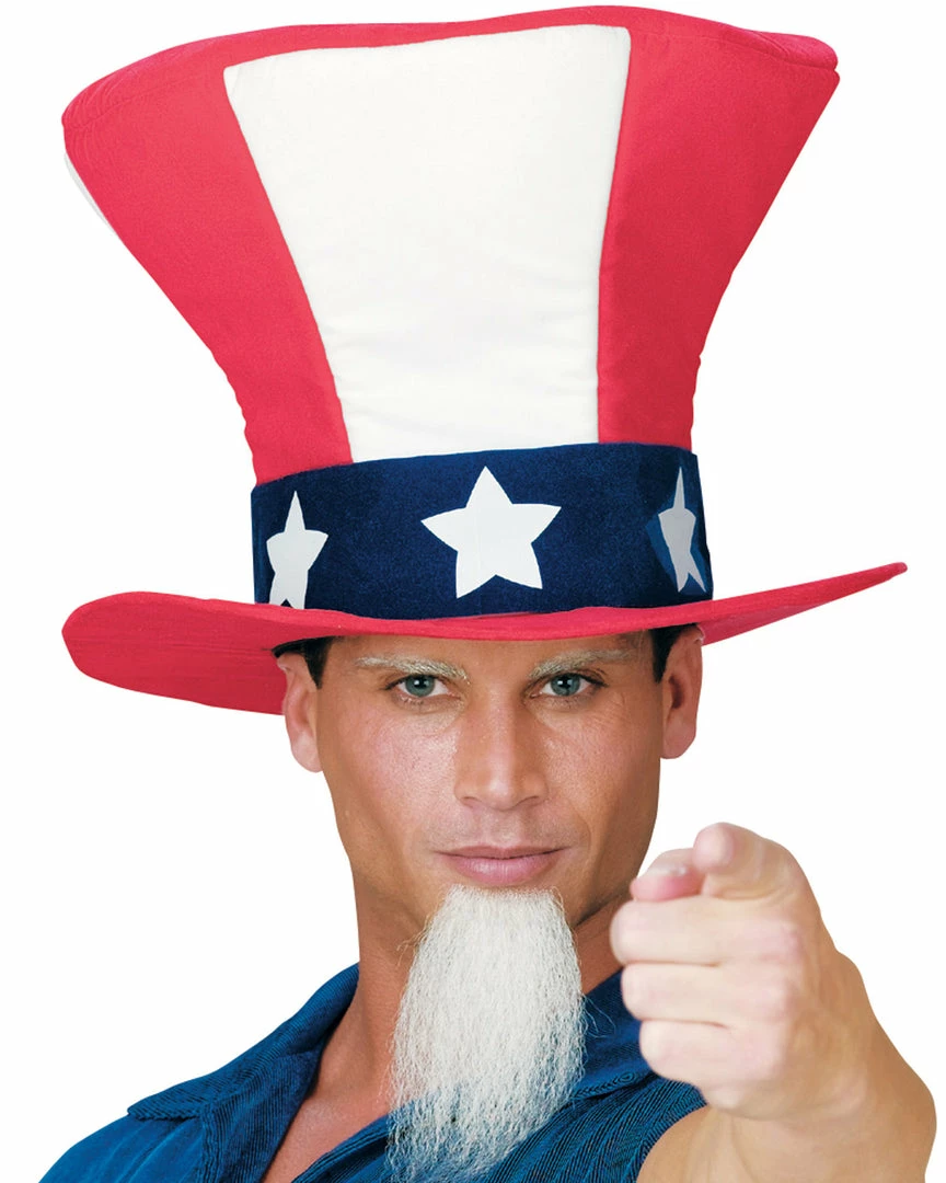 Morris Uncle Sam Hat W Beard 3 Morris Uncle Sam Hat W Beard