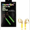 Morris Earrings Glow In Dark Green Costume Accessories
