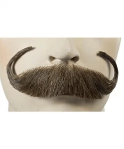 Lacey Costume Handlebar Human Hair Handmade Mustache