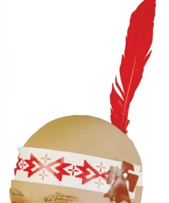 Morris Headband With Single Feather