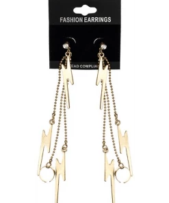 Morris Earrings Lightning Costume Accessories
